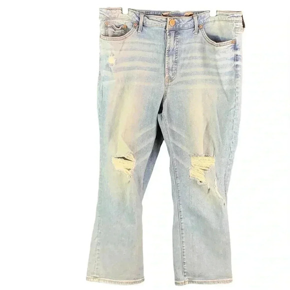 Seven Fashion‎ Bootcut Jeans with Distressing - Picture 1 of 2